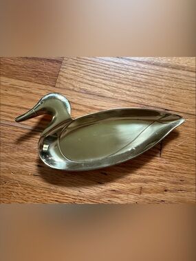 Brass Duck Trinket Tray